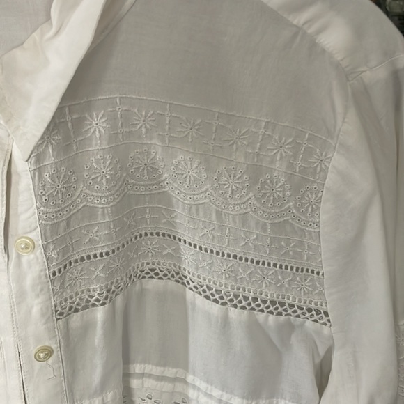 Gap white button down - Picture 3 of 5